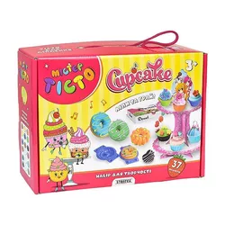 купить Набор для творчества Strateg 57142 Set de modelat Мистер тесто Cupcake в Кишинёве 