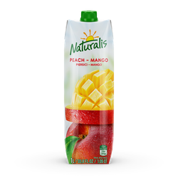Naturalis напиток персик-манго 1 Л