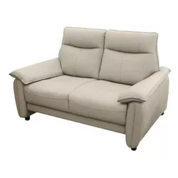 купить Диван Deco Barton cu 2 locuri piele naturala Grey (GD10) в Кишинёве 