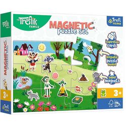 купить Головоломка Trefl 93166 Puzzles - Magnetic - Trefliks day в Кишинёве 