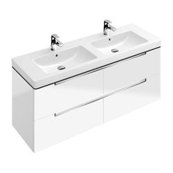 Mobilier suspendat cu 2 sertare, 1300 mm, Subway 2.0