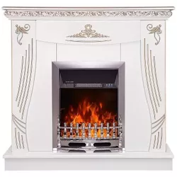 купить Камин электрический ArtFlame Napoli white & Gala silver в Кишинёве 