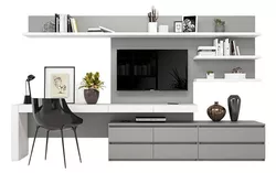 cumpără Set mobilă living Indart Livingul Kubo 23 (340x50x203) în Chișinău 