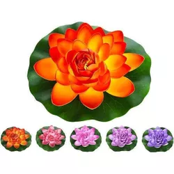 купить Искусственное растение Promstore 49468 Цветок искусственный Лотосплавающий D28cm в Кишинёве 