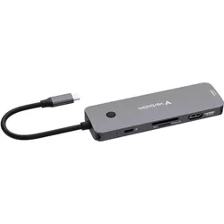 купить Переходник для IT Verbatim VER_32151, CMH-08, 8-in-1 USB-C Pro Multiport Hub в Кишинёве 
