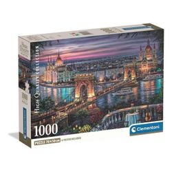купить Пазл Clementoni Puzzle 1000 Luminile Dunarii (37113) в Кишинёве 
