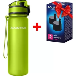 купить Бутылочка для воды Aquaphor Set City 0,5l + cartus City 2buc в Кишинёве 