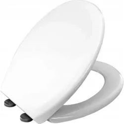 купить Сиденье для унитаза Bisk 08924 cu microlift (sistem usor de curatare) alb в Кишинёве 