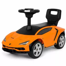 cumpără Tolocar Kids car 9010125AP Orange "Lamborghini Centenario" cu volan muzical în Chișinău 