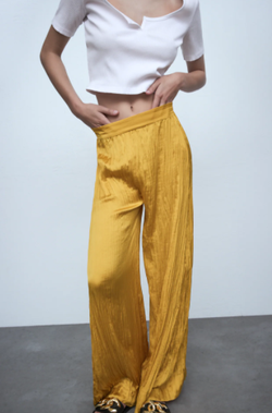 Брюки ZARA Желтый 7521/066/305.