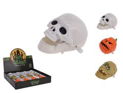 Jucarie saritoare Halloween Craniu 7Х5cm, plastic