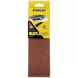 cumpără Set de tubulare, bite, duze Stanley STA33181 Banda abraziva 75x533mm 40 în Chișinău 