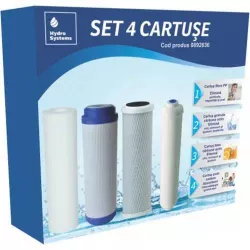 купить Картридж для проточных фильтров Hydro S Set 4 cartușe, 1+2+3 trepte, + 5a (postcarbon) 0892636 в Кишинёве 