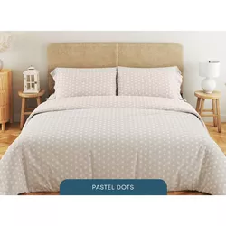 cumpără Lenjerie de pat Relaxe Home Lenjerie de pat Soft Dreams (EURO) (200x220) (Pastel Dots) în Chișinău 