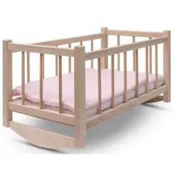 cumpără Păpușă Baby Mix 59160 Pătuț de păpuși din lemn în Chișinău 