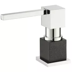 cumpără Dozator săpun Helika-AquaSanita DTQ-601CR Black Metallic/Copper în Chișinău 