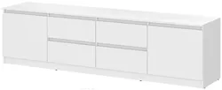 cumpără Comodă TV MebelStar NEO 4S2D 200x43x53 White (MBS-1260) în Chișinău 