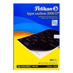 Копирка 100л Pelican чёрная