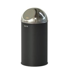cumpără Coș de gunoi Alda 605 CLEAN WORLD 20L, 52*24cm, metal negru în Chișinău 