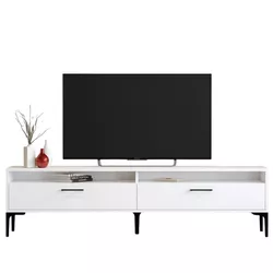 cumpără Comodă TV Trendy Istanbul, Alb 180x47x35cm în Chișinău 