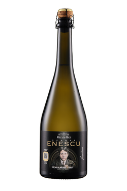 Mileștii Mici  George Enescu, vin spumant alb brut,  0.75 L