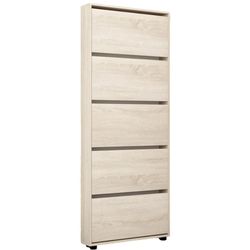 купить Полка для обуви Mobildor-Lux Leo Slim 50x16x203H cm Sonoma в Кишинёве 