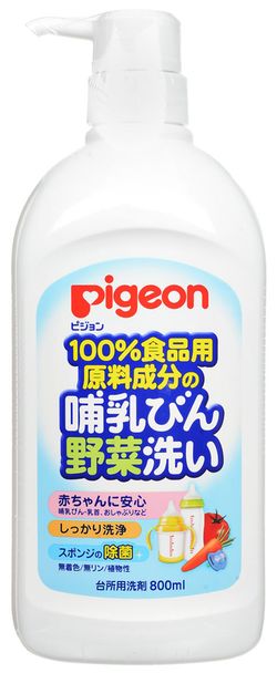 Solutie pentru curatarea biberoanelor, fructe si lucrurilor copiilor Pigeon 800 ml