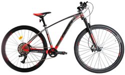 cumpără Bicicletă Crosser X880 27.5" 17 1*12 LTWOO Logan brake, AIR fork Grey/Red în Chișinău 