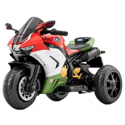 cumpără Mașină electrică pentru copii Richi (67816) Motocicleta rosie-alba pe acumulator pentru copii (516) în Chișinău 