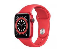 Apple Watch Series 6 GPS, 40mm Red Aluminum Case