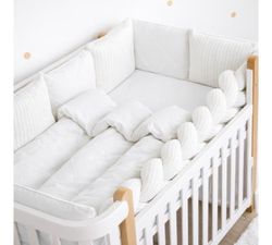 купить Детское постельное белье Veres VR 215.1 Флоренс Белый (6ед.) в Кишинёве 