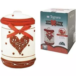 купить Посуда прочая Tognana 39465 Емкость керамическая 1.3l Love Story в Кишинёве 