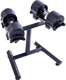 купить Гантель LivePro 41152 Set gantere adjustable Dumbbells With Rack 20kg, LP8006/20/BK в Кишинёве 
