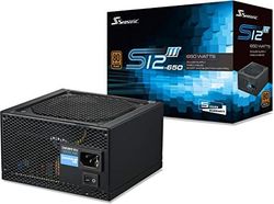 Power Supply ATX 650W Seasonic S12III-650 80+ Bronze, 120mm fan, S2FC