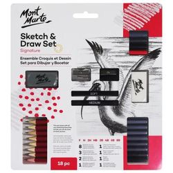 cumpără Set de creație Mont Marte MPN0039 Set pentru eschize si desen 18buc în Chișinău 