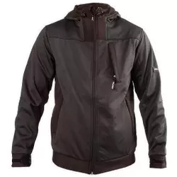 cumpără Îmbrăcăminte de lucru Profmet 365604 Jacheta, 2XL, cu glugă, cu membrană TPU 300gsm, 100% poliester(softshell), negru în Chișinău 