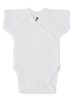 cumpără Haine pentru copii Minikin 25100556 Ажурный листик Боди р-р56, белый, унисекс în Chișinău 