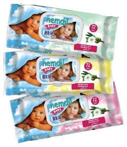 Салфетки влажные Nemdil Baby 72