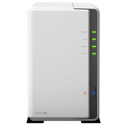 SYNOLOGY "DS220j", 2-bay, Realtek 4-core 1.4GHz, 512Mb DDR4