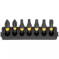 cumpără Set de tubulare, bite, duze DeWalt DT70810 Set capete de insurubat PH2,PZ2,T20,T25,T30 25mm (P.7) în Chișinău 