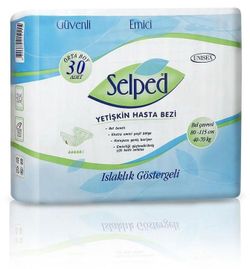 Подгузники для взрослых Selped Medium 30шт 80-115см 40-70кг