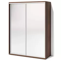 cumpără Dulap Fabrik Home Шкаф-купе 2 зеркала 1600 Орех темный în Chișinău 