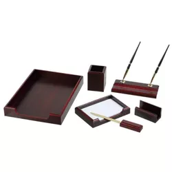 купить Подставка-органайзер Bestar 6159XDU, set pentru birou Direct, 6 piese, lemn rosu в Кишинёве 