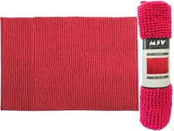 Covoras pentru baie 40X60cm MSV Chenille roz, microfibra