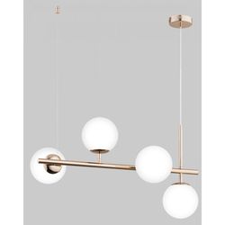 63083 Suspensie Vinci alb 4bec