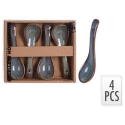 cumpără Tacămuri Excellent Houseware 47403 Набор ложек для супа/соуса керамика 4шт, 14cm în Chișinău 