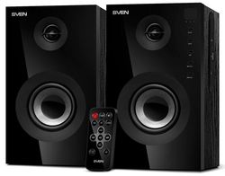 Speakers SVEN "SPS-615" Black, 20w, Bluetooth, SD, USB Flash, Remote Control