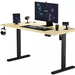 купить Стол компьютерный Sense7 Nojo 140x70 Black Pine в Кишинёве 