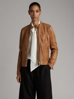 Куртка Massimo Dutti Коричневый massimo dutti 4733/833