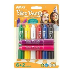 cumpără Set de creație miscellaneous FD5B8 Set vopsele pentru fata Amos Face Deco p/fete 8 culori în Chișinău 